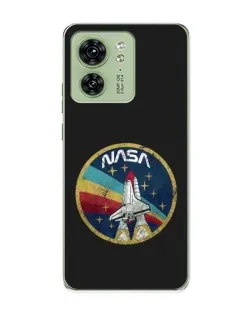 Чохол для Motorola Edge 40 з картинкою «NASA — емблема місії»