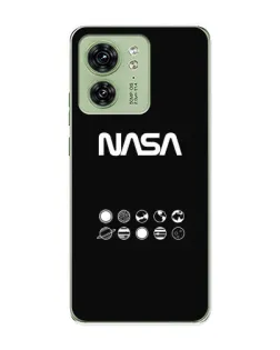 Чохол для Motorola Edge 40 з картинкою «NASA — технічний принт»