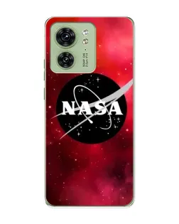 Чохол для Motorola Edge 40 з картинкою «NASA — червона туманність»
