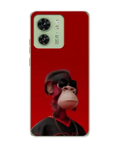 Чохол для Motorola Edge 40 з картинкою «Bored Ape в червоному» Чохол для Motorola Edge 40 з картинкою «Bored Ape в червоному»