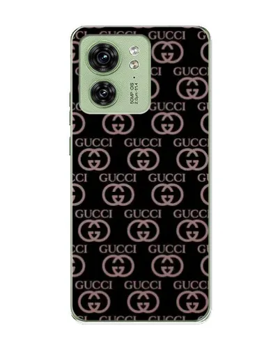 Чехол для Motorola Edge 40 с картинкой «Классическая монограмма Gucci»