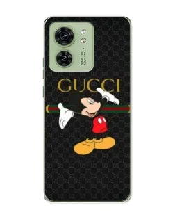 Чехол для Motorola Edge 40 с картинкой «Микки Маус Gucci»