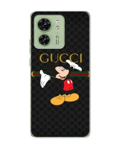 Чехол для Motorola Edge 40 с картинкой «Микки Маус Gucci»