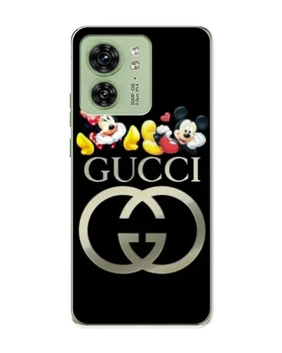 Чехол для Motorola Edge 40 с картинкой «Gucci — герои Disney»