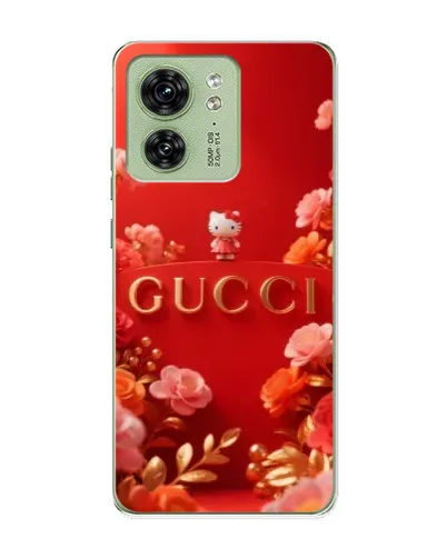 Чехол для Motorola Edge 40 с картинкой «Gucci — золотой сад»