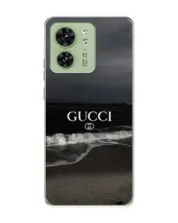 Чехол для Motorola Edge 40 с картинкой «Gucci — морской прибой»