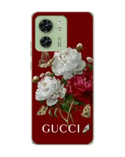 Чехол для Motorola Edge 40 с картинкой «Gucci —  сад»