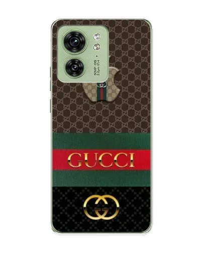 Чехол для Motorola Edge 40 с картинкой «Gucci — брендированный десерт»