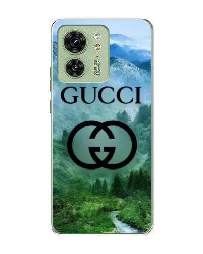 Чехол для Motorola Edge 40 с картинкой «Gucci — горный пейзаж»