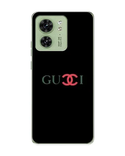 Чехол для Motorola Edge 40 с картинкой «Gucci — красный градиент»