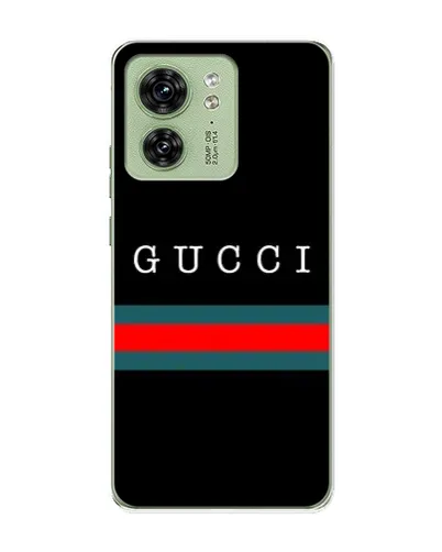 Чехол для Motorola Edge 40 с картинкой «Gucci — красный пояс»