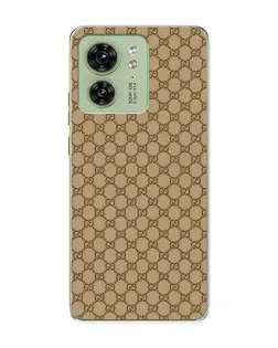 Чехол для Motorola Edge 40 с картинкой «Gucci — классический беж»