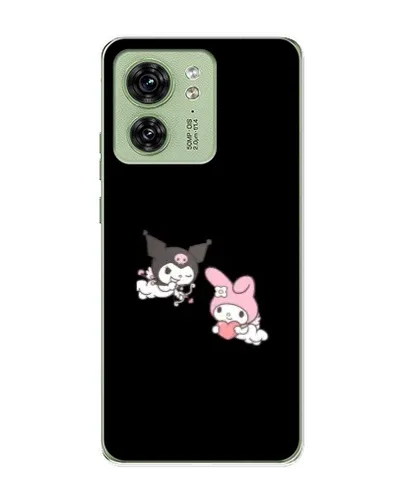 Чохол для Motorola Edge 40 з картинкою «My Melody та Kuromi» Чохол для Motorola Edge 40 з картинкою «My Melody та Kuromi»