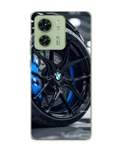 Чохол для Motorola Edge 40 з картинкою «Колесо BMW зблизька»