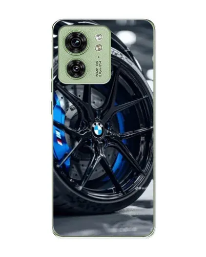 Чохол для Motorola Edge 40 з картинкою «Колесо BMW зблизька»