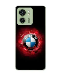 Чохол для Motorola Edge 40 з картинкою «Логотип BMW — спалах»