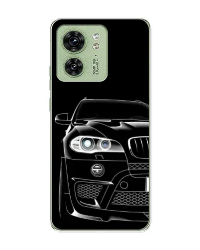 Чохол для Motorola Edge 40 з картинкою «Темний силует BMW»