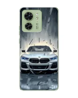 Чохол для Motorola Edge 40 з картинкою «BMW у світлі фар»
