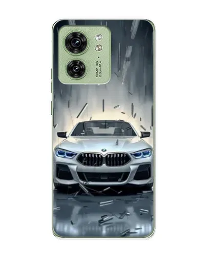 Чохол для Motorola Edge 40 з картинкою «BMW у світлі фар»