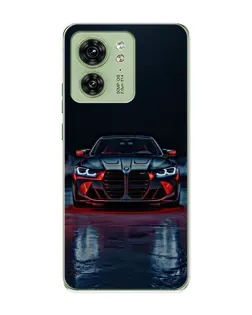 Чохол для Motorola Edge 40 з картинкою «BMW на мокрій дорозі»