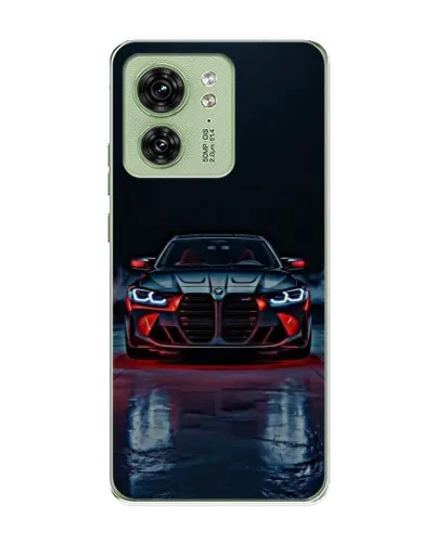 Чохол для Motorola Edge 40 з картинкою «BMW на мокрій дорозі»