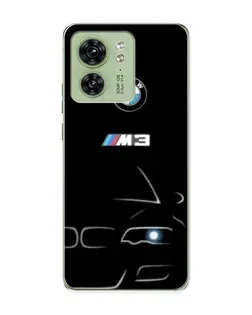 Чохол для Motorola Edge 40 з картинкою «Мінімалістичний принт BMW M3»