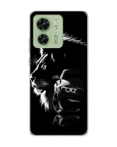 Чохол для Motorola Edge 40 з картинкою «BMW та лев»