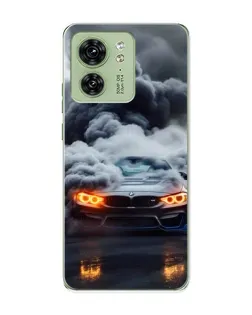 Чохол для Motorola Edge 40 з картинкою «BMW у диму»
