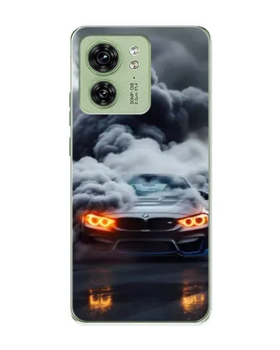 Чохол для Motorola Edge 40 з картинкою «BMW у диму»