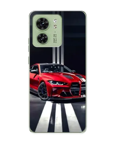 Чохол для Motorola Edge 40 з картинкою «Червона BMW на дорозі»