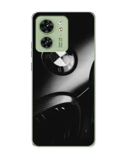 Чохол для Motorola Edge 40 з картинкою «Емблема BMW — макро»