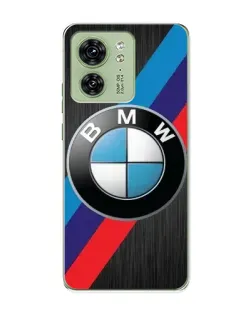 Чохол для Motorola Edge 40 з картинкою «BMW M-stripes стиль»