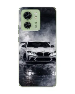 Чохол для Motorola Edge 40 з картинкою «BMW крізь туман»