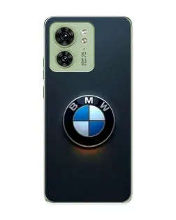 Чохол для Motorola Edge 40 з картинкою «Логотип BMW — мінімалізм»