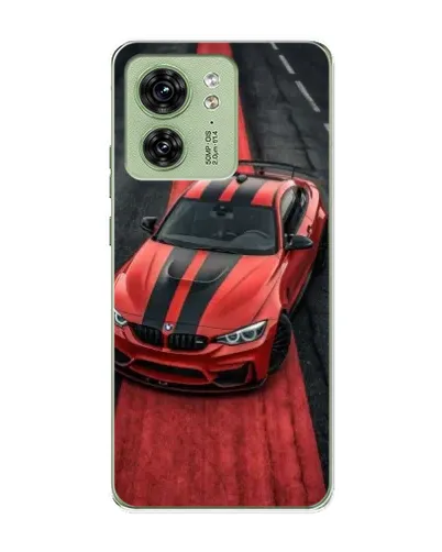 Чохол для Motorola Edge 40 з картинкою «BMW на червоній доріжці»