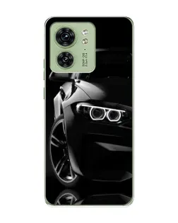 Чехол для Motorola Edge 40 с картинкой «Черная BMW — профиль» Чехол для Motorola Edge 40 с картинкой «Черная BMW — профиль»