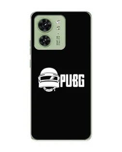 Чохол для Motorola Edge 40 з картинкою «PUBG — класичний лого»