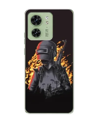 Чохол для Motorola Edge 40 з картинкою «PUBG — вогняний силует» Чохол для Motorola Edge 40 з картинкою «PUBG — вогняний силует»