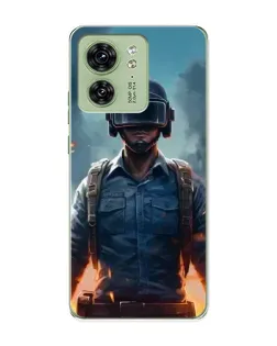 Чохол для Motorola Edge 40 з картинкою «PUBG — реалістичний герой»