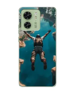 Чохол для Motorola Edge 40 з картинкою «PUBG — вільне падіння»