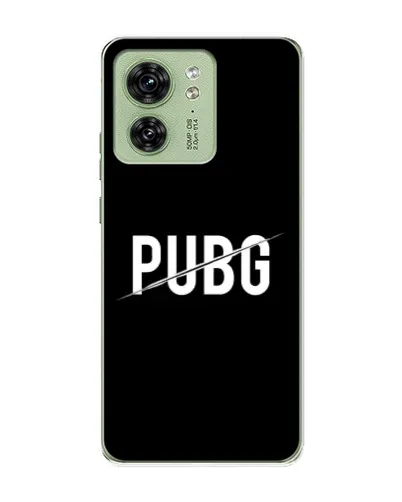 Чохол для Motorola Edge 40 з картинкою «PUBG — білий логотип» Чохол для Motorola Edge 40 з картинкою «PUBG — білий логотип»