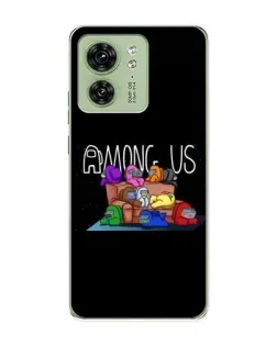 Чохол для Motorola Edge 40 з картинкою «Логотип Among Us»