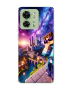 Чохол для Motorola Edge 40 з картинкою «Стів та космос»