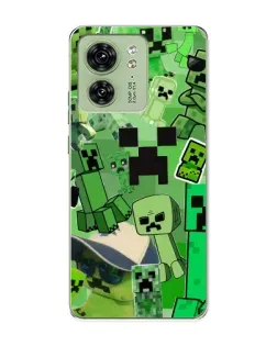 Чохол для Motorola Edge 40 з картинкою «Кріпери Minecraft»