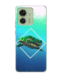 Чохол для Motorola Edge 40 з картинкою «Черепаха Minecraft» Чохол для Motorola Edge 40 з картинкою «Черепаха Minecraft»
