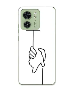 Чехол для Motorola Edge 40 с картинкой «Рука держит» Чехол для Motorola Edge 40 с картинкой «Рука держит»