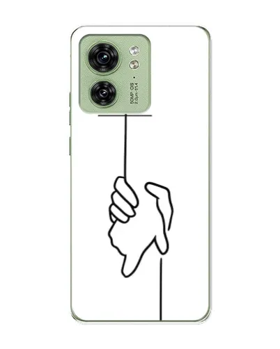 Чехол для Motorola Edge 40 с картинкой «Рука держит» Чехол для Motorola Edge 40 с картинкой «Рука держит»