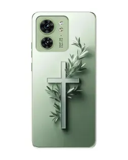 Чехол для Motorola Edge 40 с картинкой «Оливковая ветвь»