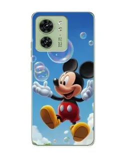 Чохол для Motorola Edge 40 з картинкою «Mickey та мильні бульбашки»