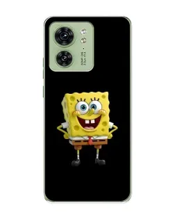 Чехол для Motorola Edge 40 с картинкой «Классический Губка Боб»